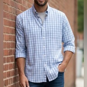 Croft & Barrow Light Blue Plaid Shirt